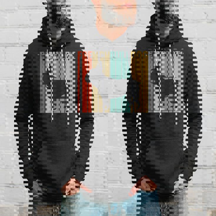 フレンチブルドッグ レトロ フレンチリー 犬 犬の飼い主 フレンチドッグ パーカー 彼への贈り物