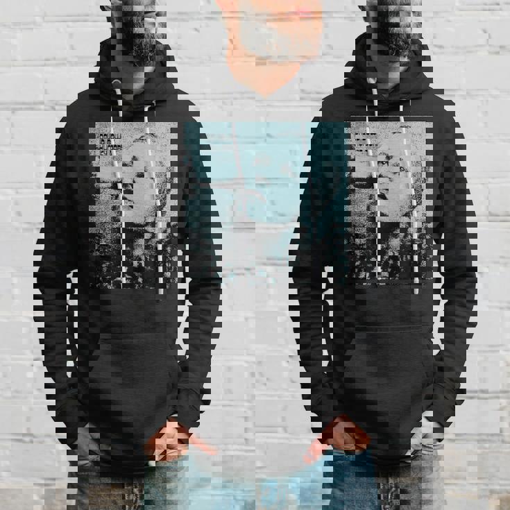 ブライアン・ウォードによるデヴィッド・ボウイ ハンキードリー ブルー 写真 パーカー 彼への贈り物