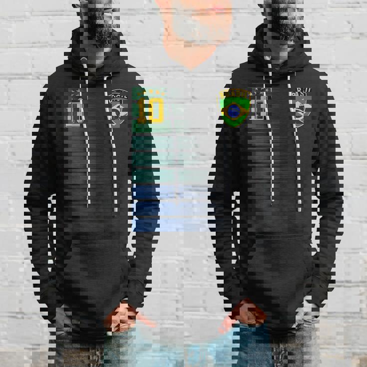 ブラジル サッカーファン ジャージ ブラジル国旗 フットボール愛好家 パーカー 彼への贈り物