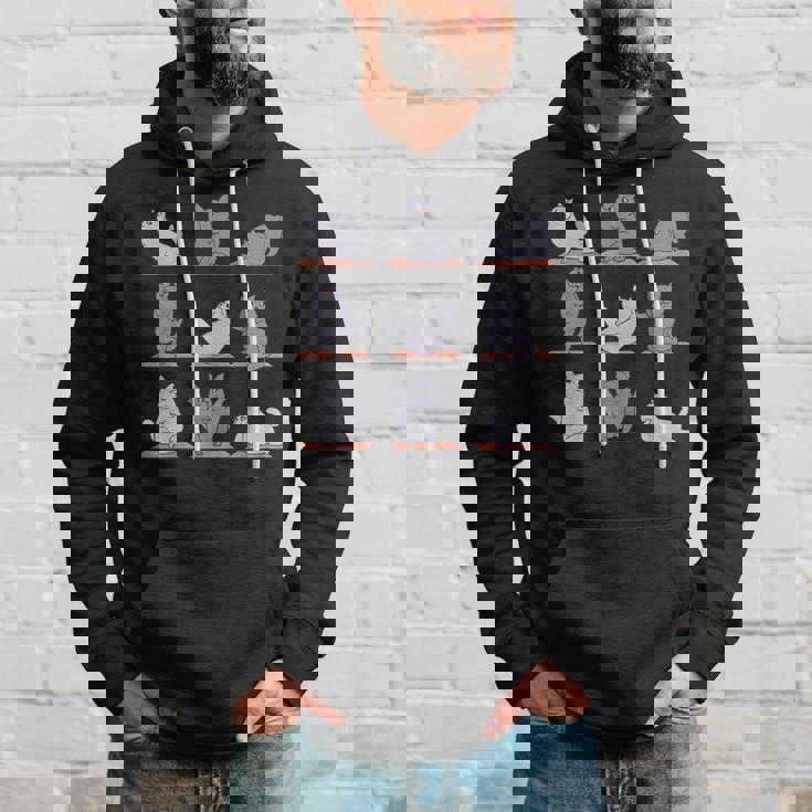 ブリティッシュショートヘアキャット ヨガ パーカー 彼への贈り物