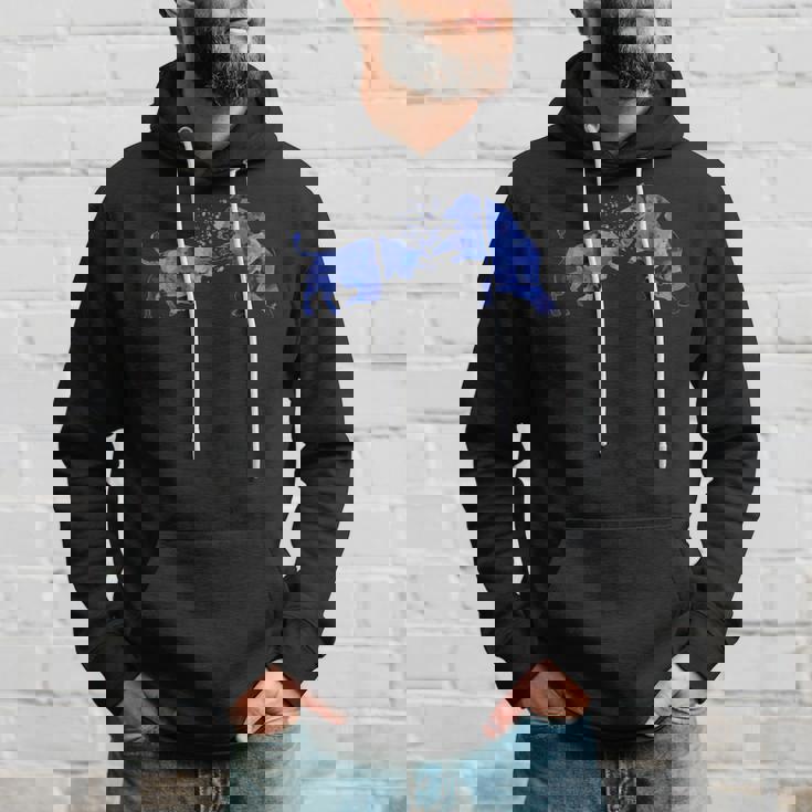 ブル対ベア株式市場投資家トレーダー パーカー 彼への贈り物