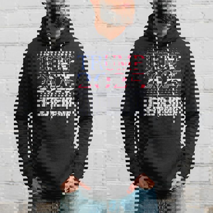 プロトランプシャツ2024 大統領トランプの帰還 2025 パーカー 彼への贈り物