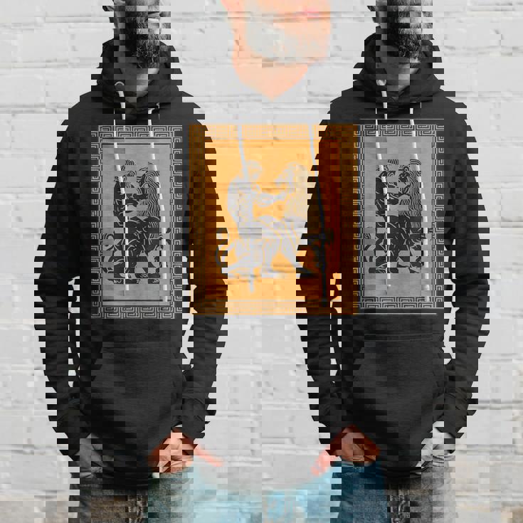 ヘラクレスライオン ギリシャ神話 古代神話 歴史アート パーカー 彼への贈り物