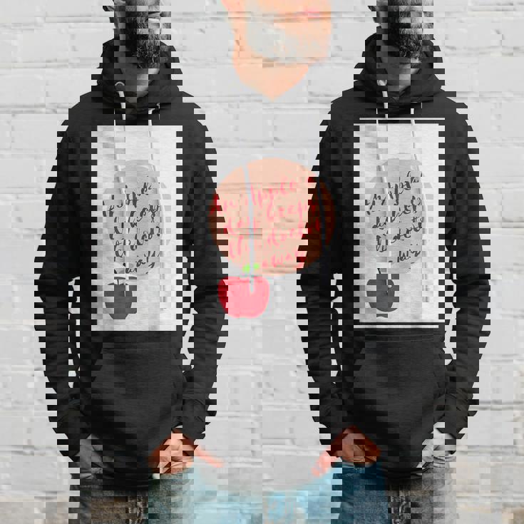 ヘルシーシャツアップル 最新 医者を遠ざける パーカー 彼への贈り物