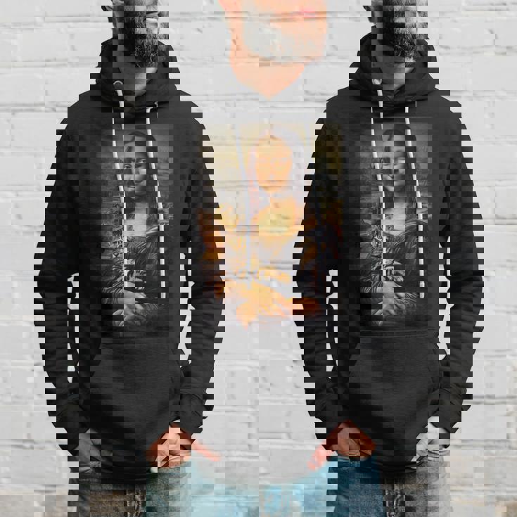 ベンガル猫 モナリザ 絵画 アート ママ お父さん パーカー 彼への贈り物