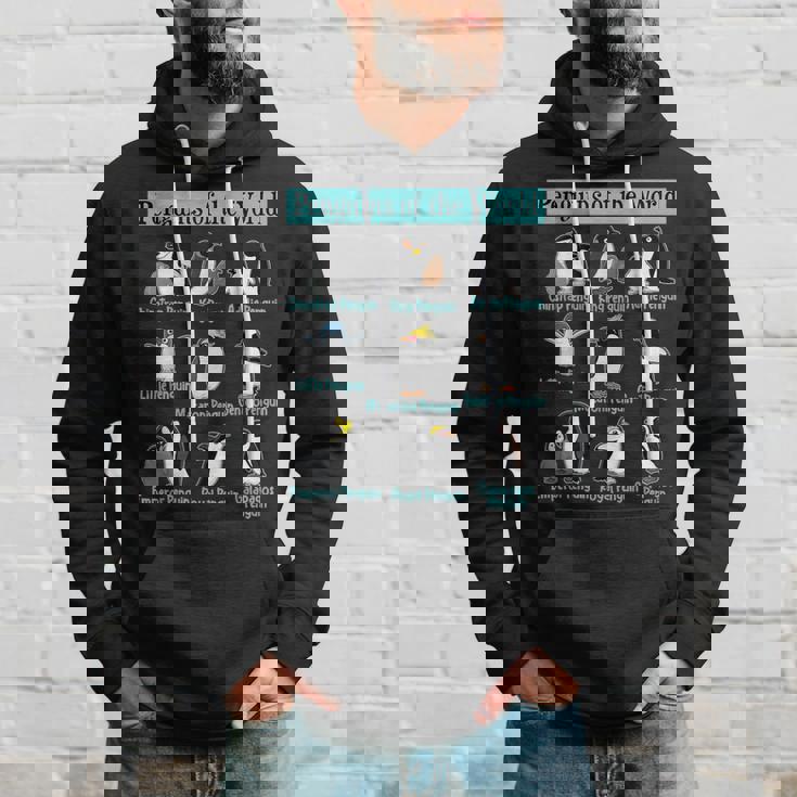 ペンギンの種類 ペンギン好き 野生動物 北極 シーバードファン パーカー 彼への贈り物