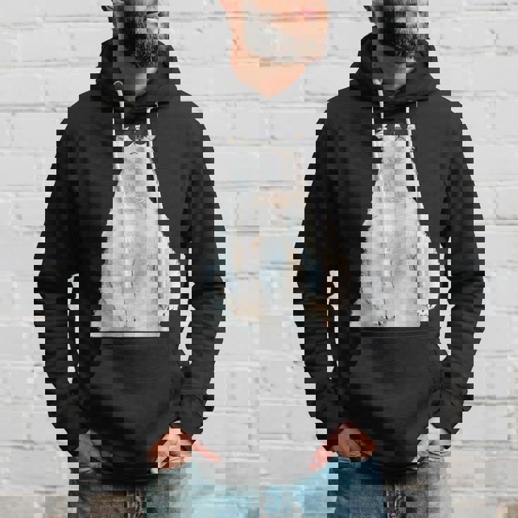 ホッキョクグマ サングラス 動物愛好家 動物飼育係 動物学者 パーカー 彼への贈り物