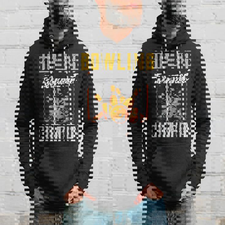 ボウリング大会優勝 クルー ボウリング チーム ホビー ボウラー パーカー 彼への贈り物