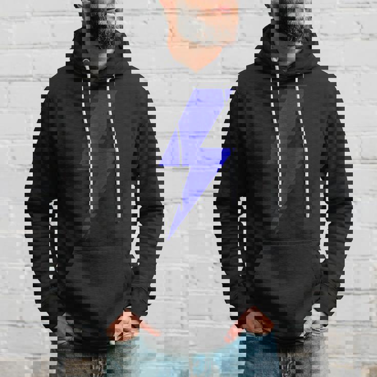 ボルト ライトニング ブルー デザイン チーム パーカー 彼への贈り物