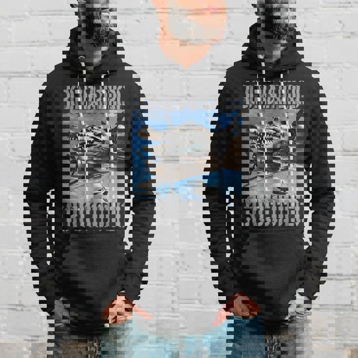 ボンバルディーノ クロコディロ Ai モンスター イタリアン ブレイン ロット キッズ 男の子 パーカー 彼への贈り物