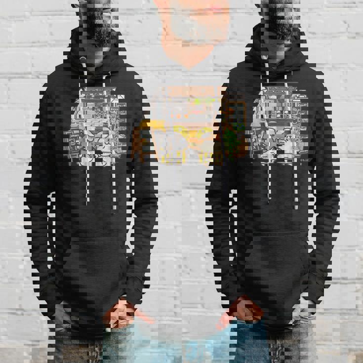 ボンレス犬とボンレス猫 キッチンカー ダークカラー パーカー 彼への贈り物