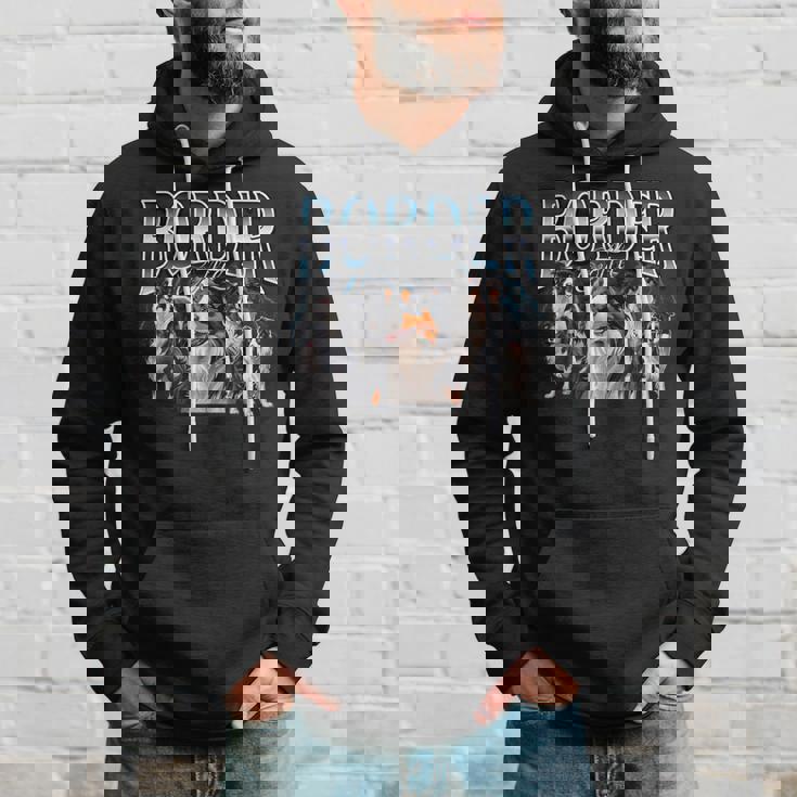 ボーダーコリー 犬 90年代 ブーツレッグ グランジ ラップ グッズスタイル パーカー 彼への贈り物