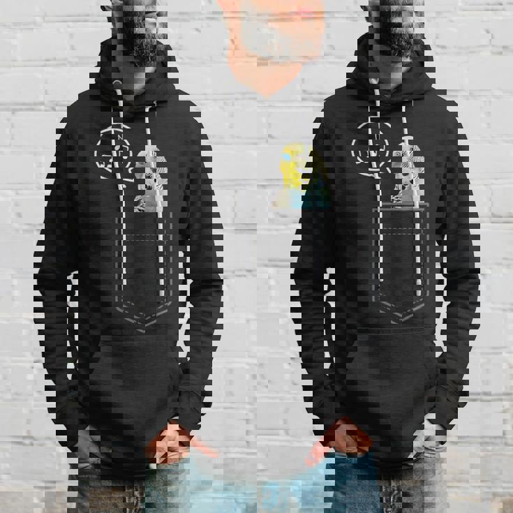 ポケットインコのセキセイインコ 面白くてかわいいセキセイインコ 鳥の飼い主 パーカー 彼への贈り物