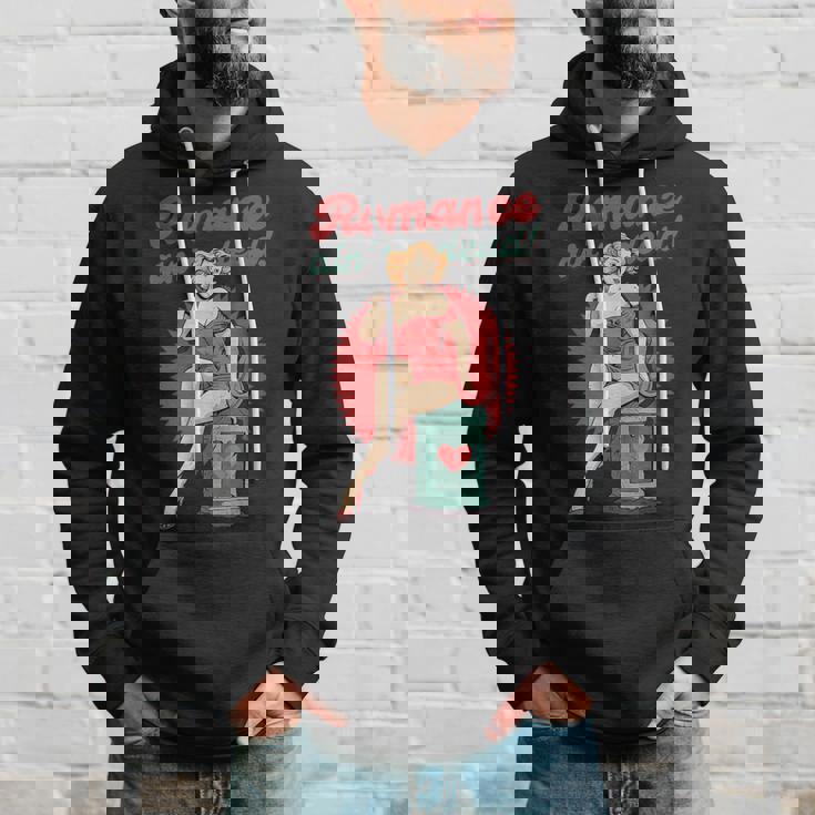 ポップアート ピンナップガール ロマンス Ain't Dead バレンタインシングル パーカー 彼への贈り物