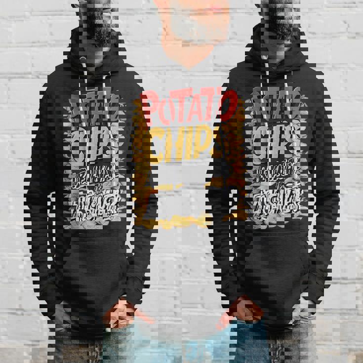 ポテトチップスは常に答えです スナック愛好家 ポテトチップス パーカー 彼への贈り物