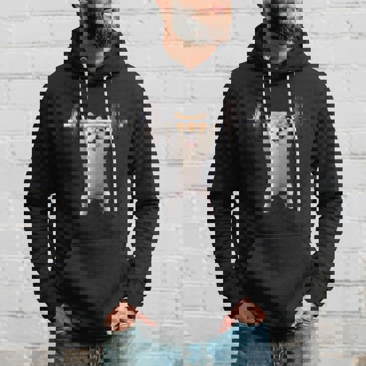 ポメラニアン イヌ 面白いtシャツ 犬 筋トレ 文字入り メンズ おもしろ 面白い 服 グッズ 文字tシャツ ネタ パーカー 彼への贈り物