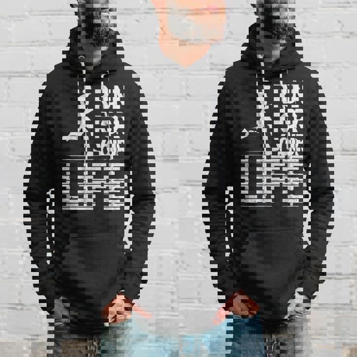 マラソンランナー Run For Your Life ランニング パーカー 彼への贈り物