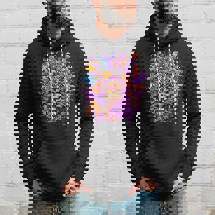 マルディグラ フェザー パープル マスク グリーン ニューオーリンズ パーカー 彼への贈り物