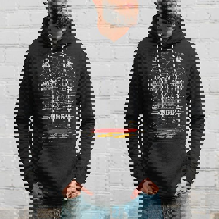 ミュンヘンお土産 ミュンヘン ドイツ国旗 パーカー 彼への贈り物