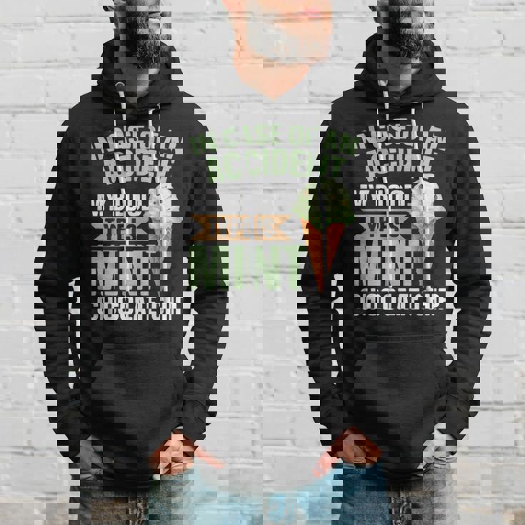 ミントチョコチップフレーバー ワッフルコーン ミントアイスクリーム パーカー 彼への贈り物