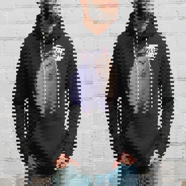 ミームハァキャット面白い パーカー 彼への贈り物