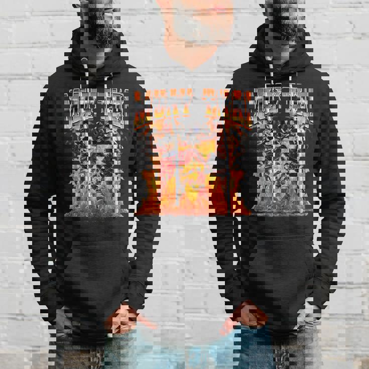 ムエタイタイボクシングフレーム90年代ブーツレッグスタイル パーカー 彼への贈り物