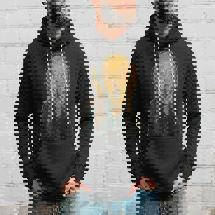 ムンクの叫び《切り抜き》【世界の名画】エドヴァルド・ムンク Munch 美術館アート パーカー 彼への贈り物