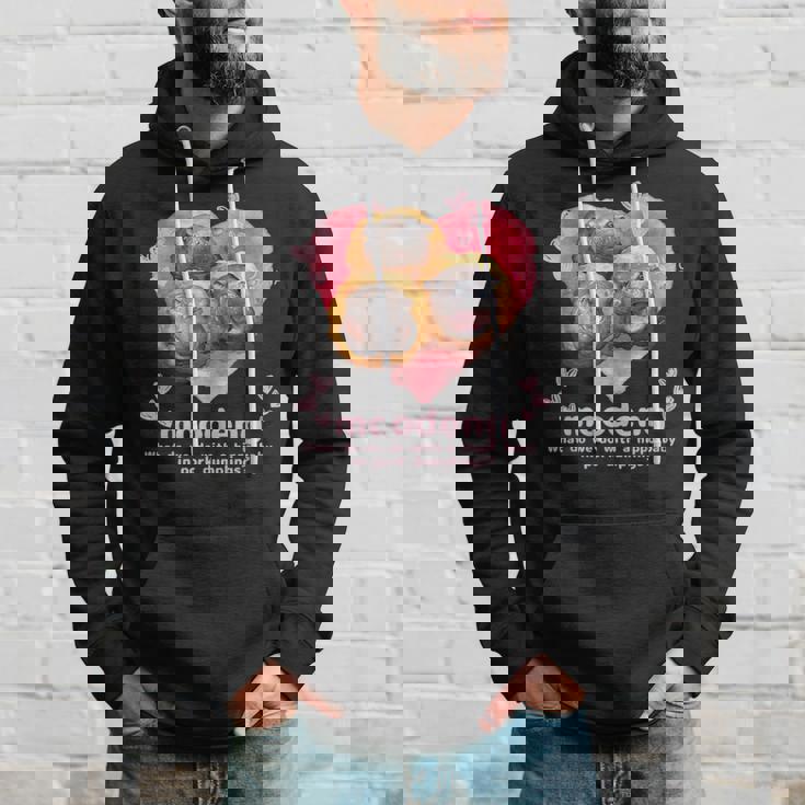 ムーデン君が 豚肉団子 になっちゃった！可愛いカバの赤ちゃん パーカー 彼への贈り物