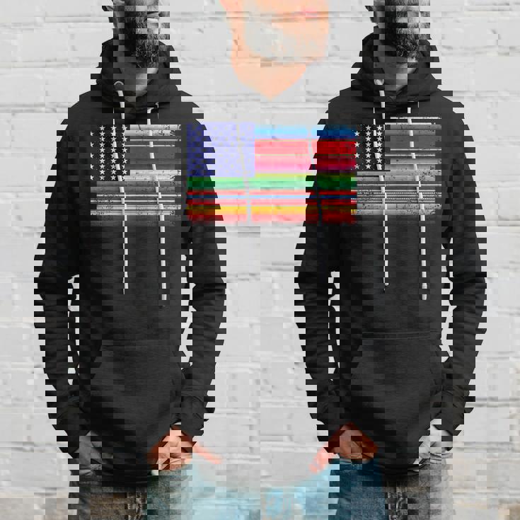 メキシコ アメリカ 国旗 アメリカ セラペ シンコ デ マヨ パーティー パーカー 彼への贈り物