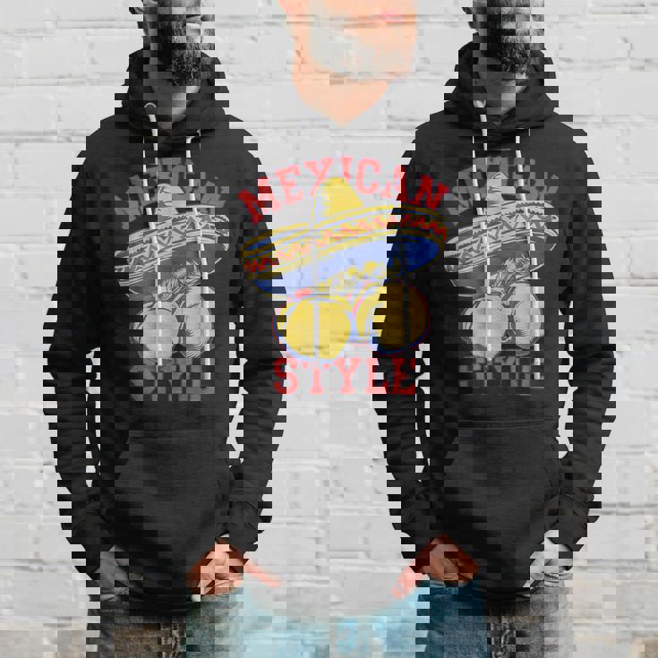 メキシコボクシングスタイル メキシコ国旗 メキシコボクシングスタイルフラッグ パーカー 彼への贈り物