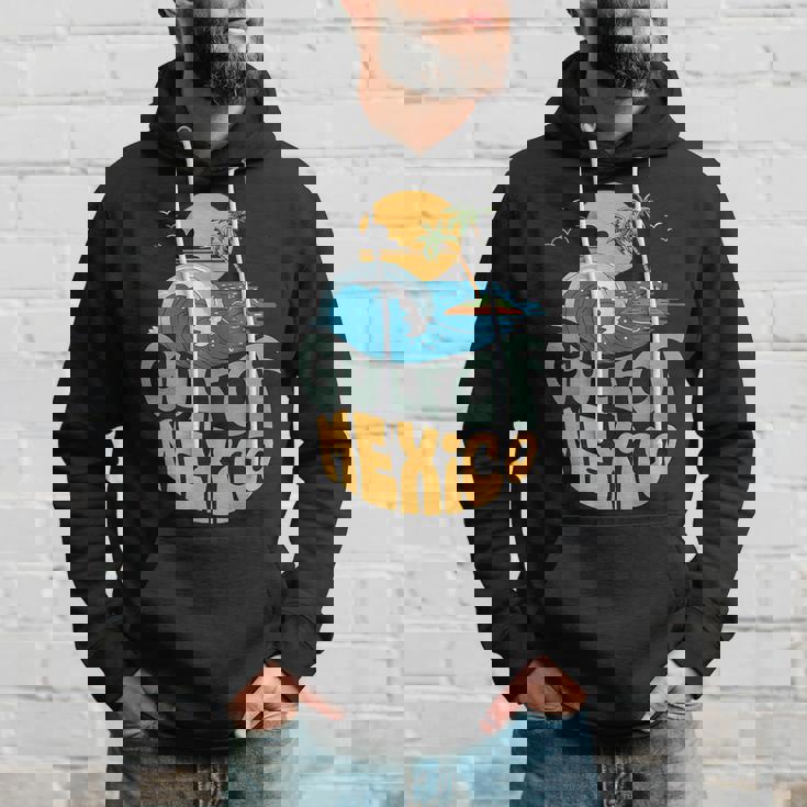 メキシコ湾 1550 レトロ ビーチ ゴルフォ・デ・メキシコ メンズ レディース パーカー 彼への贈り物