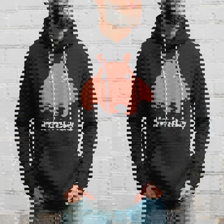 メンダコ 面蛸 イラスト ゆるい 簡単 おもしろ かわいい 人気 深海生物 タコの仲間 Ｍendako パーカー 彼への贈り物