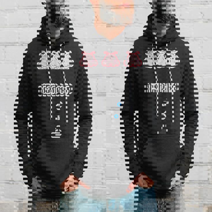 メンダコ《インベーダー》【どうぶつフレンズ】ゲーム パロディ 水族館 ゆるくて かわいい 面白い 動物 キャラクター パーカー 彼への贈り物