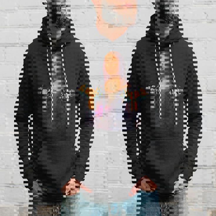 モナリザ 面白いtシャツ ジム 筋トレ 絵画 美術 メンズ おもしろ 面白い 服 おもしろグッズ ネタ パーカー 彼への贈り物