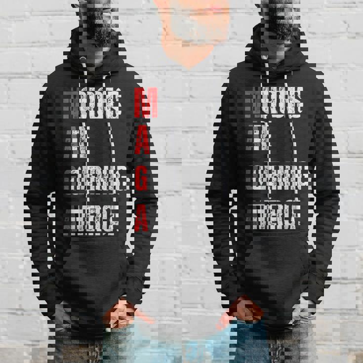 モロンはアメリカを支配している政治的ユーモアの自由のスピーチ パーカー 彼への贈り物