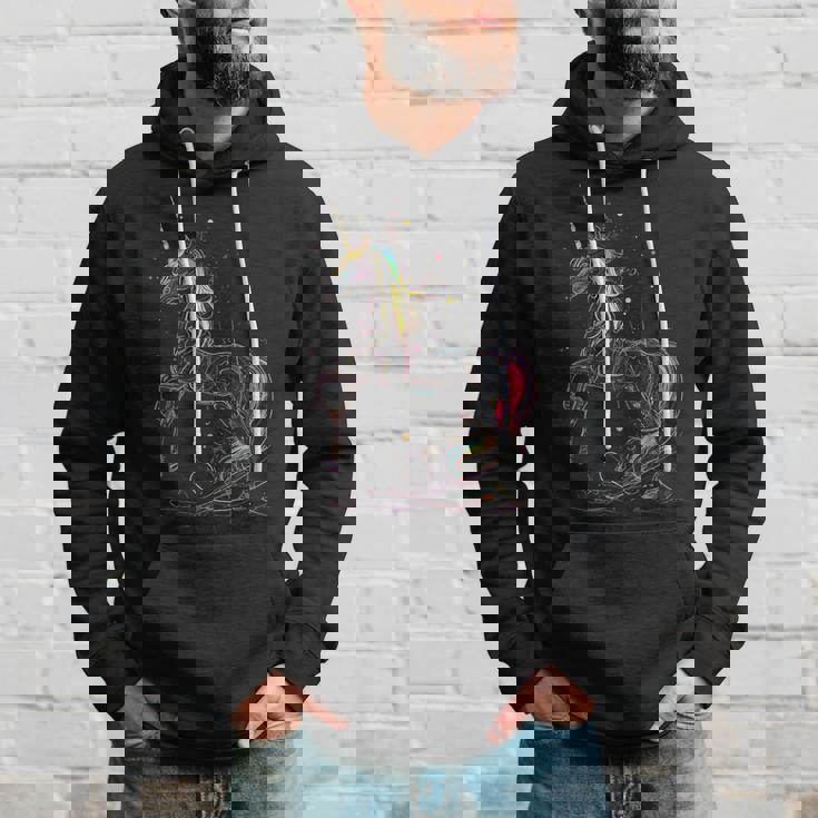 ユニコーン 虹 動物 モチーフ アートワーク ユニコーン パーカー 彼への贈り物