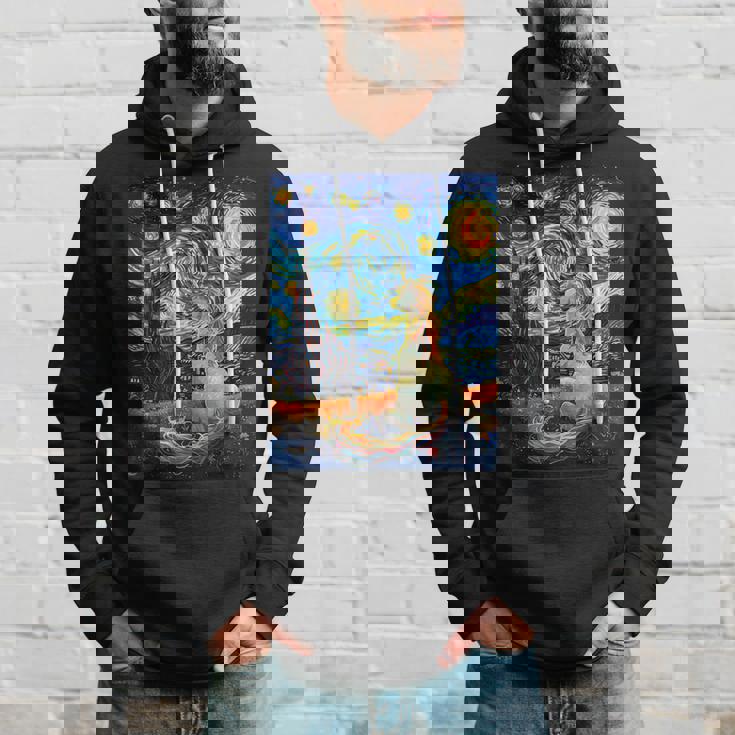 ユニコーン恋人のためのユニコーン恋人のスターリーナイトヴァンゴッホ パーカー 彼への贈り物