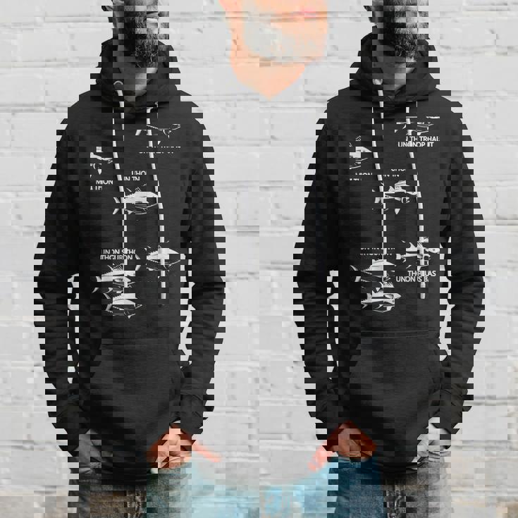 ユーモア マグロの魚の引用 漁師ファン向け パーカー 彼への贈り物