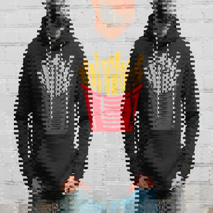 ユーモア 小さなミニマリスト シンプルなフライドポテト フライドポテト パーカー 彼への贈り物