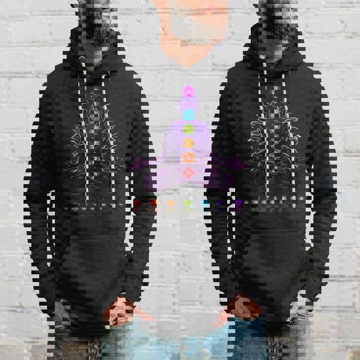 ヨガ チャクラ スピリチュアル ボディ システム 瞑想 パーカー 彼への贈り物