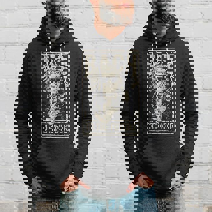 ヨハン・セバスチャン・バッハ・トゥ・ザ・フューチャー、面白いクラシック音楽 パーカー 彼への贈り物