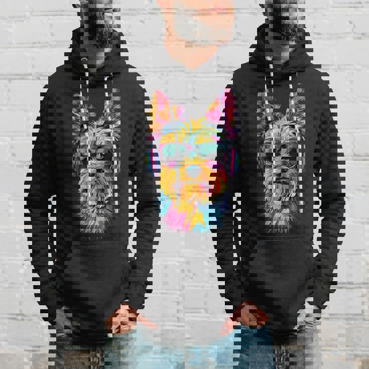 ヨークシャーテリア サングラス 愛犬家 スウィートヨーキー パーカー 彼への贈り物