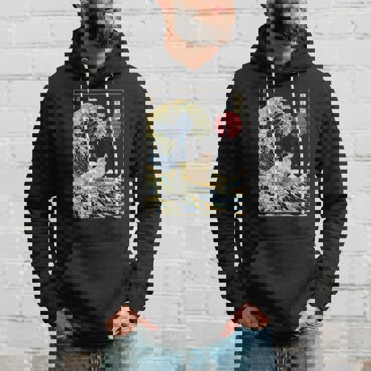 ラグドール 猫 神奈川 波 面白い サーフ 動物 パーカー 彼への贈り物