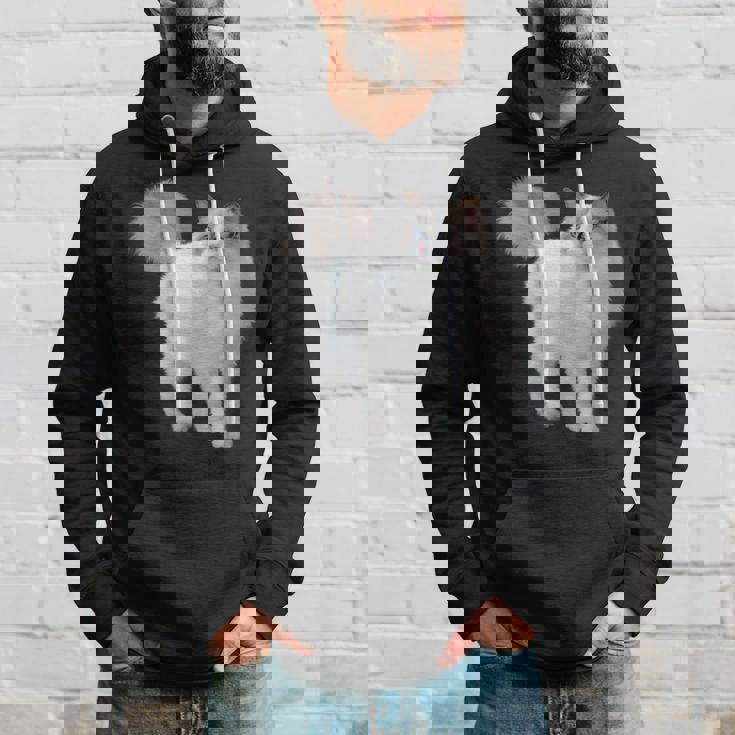 ラグドール 猫のポートレート ラグドール キャットヘッド ラグドール 猫の顔 パーカー 彼への贈り物