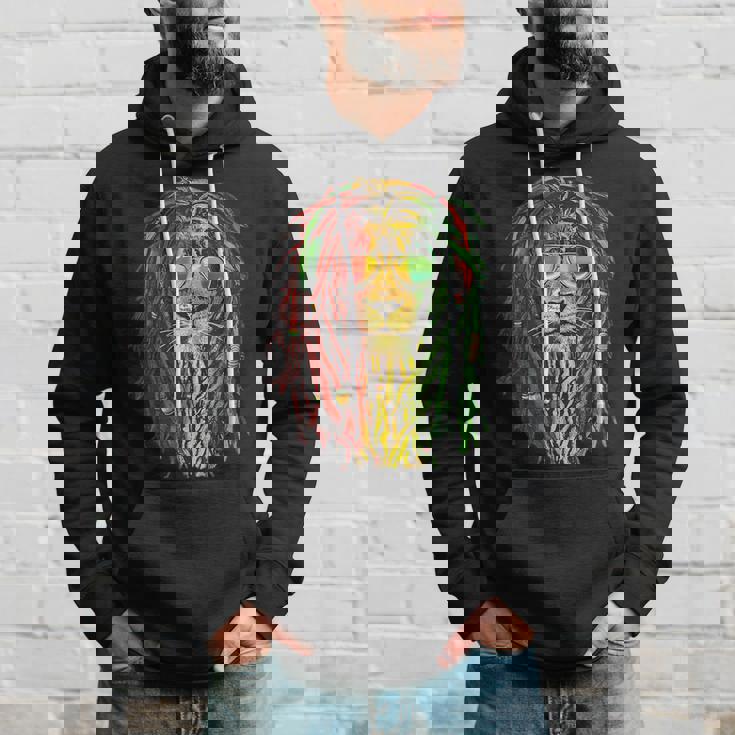 ラスタライオン クール ドレッドロック ラスタファリ ラスタ愛好家用 パーカー 彼への贈り物