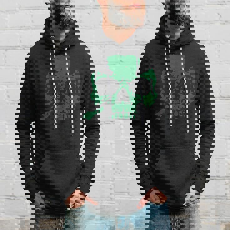 ラッキースカル クローバー パーカー 彼への贈り物