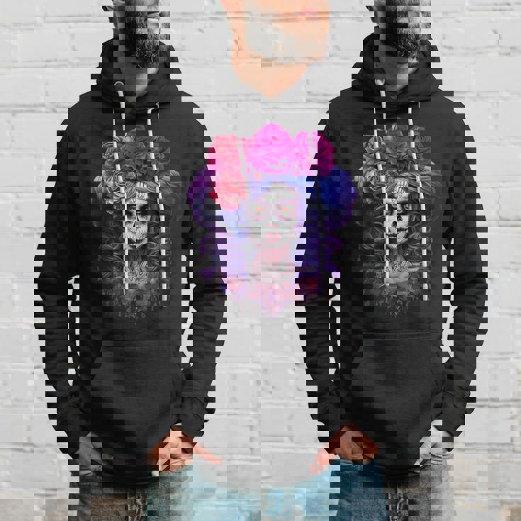 ラ・カトリーナ、ディア・デ・ロス・ムエルトス メキシコの死者の日 パーカー 彼への贈り物