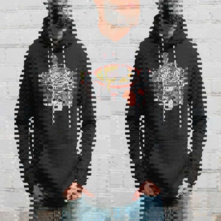 ラーメン寿司チンチラペット パーカー 彼への贈り物