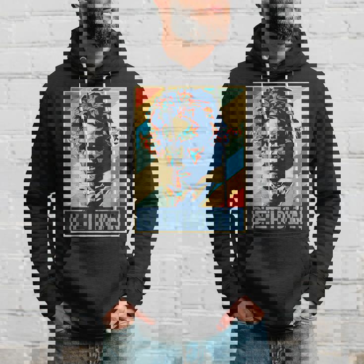 ルートヴィヒ・ヴァン・ベートーヴェン ポスター ミュージシャン 作曲家 パーカー 彼への贈り物