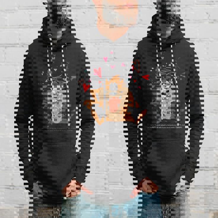 ルーニー・テューンズ タズ スピニング ハート 楽しい パーカー 彼への贈り物